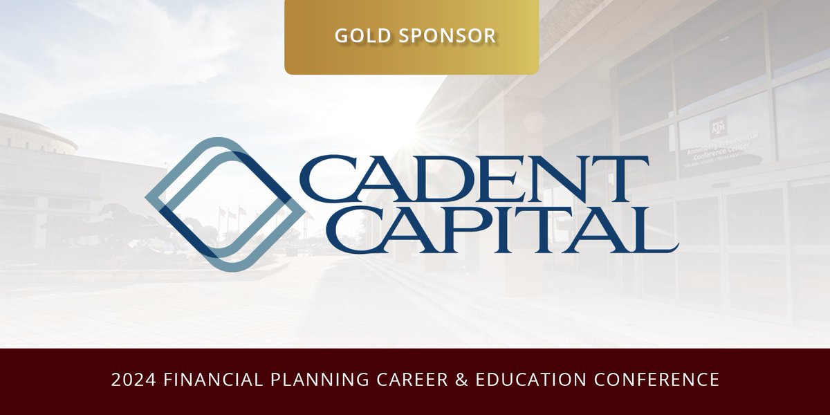 Our heartfelt thanks to Cadent Capital for their Gold Sponsorship of #tamuFPC24.

Your support is empowering students with invaluable resources and aiding their entry into a fulfilling career in financial planning.