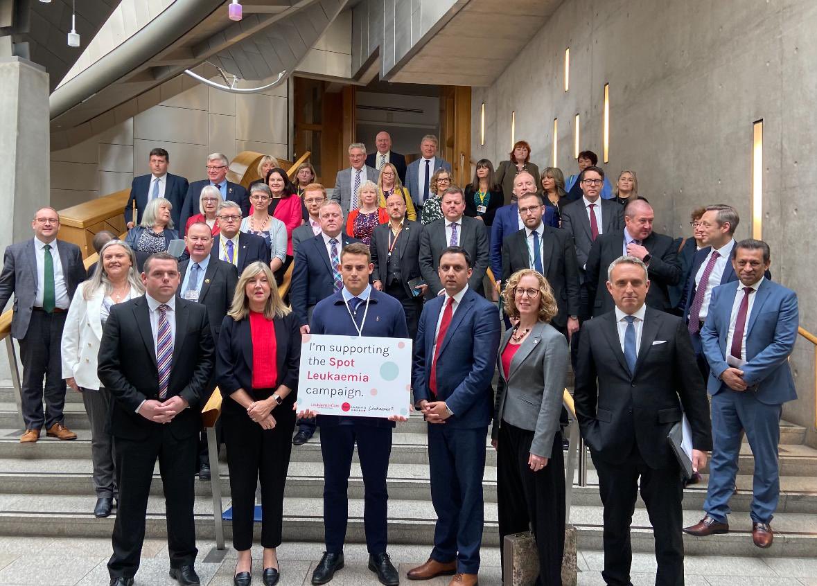 Today, we were at <a href="/ScotParl/">Scottish Parliament</a> speaking with MSPs from across the chamber about the issues facing leukaemia patients and our joint #SpotLeukaemia campaign with <a href="/LeukaemiaCareUK/">Leukaemia Care</a>. 

Huge thanks to <a href="/FoysolChoudhury/">Foysol Choudhury MBE MSP</a> for sponsoring our event and to the MSPs who showed their support. 🧡