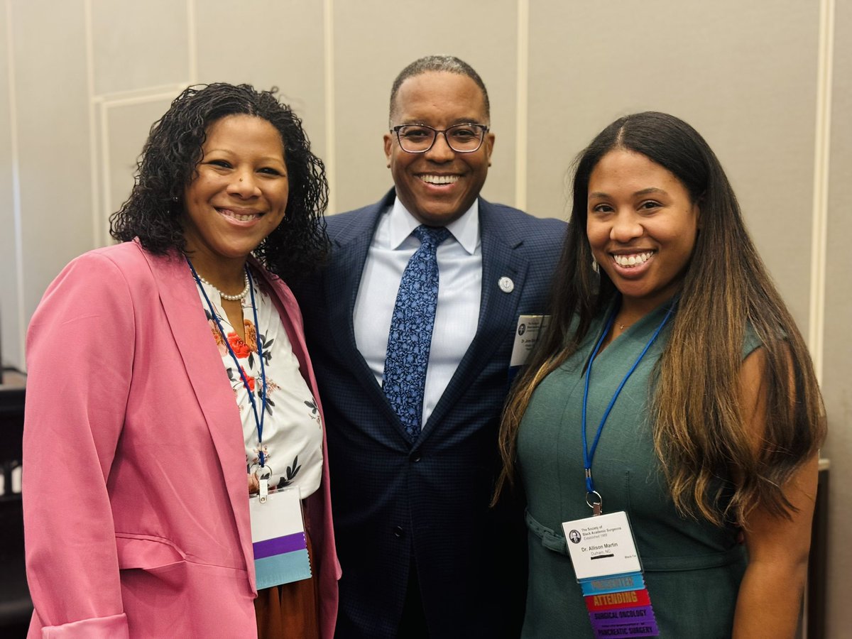 Society of Black Academic Surgeons (@societyofbas) on Twitter photo Connection & Community…We have it here <a href="/SocietyofBAS/">Society of Black Academic Surgeons</a>!!! President Elect <a href="/DrJohnHStewart/">Dr. John H. Stewart</a> shares some advice with <a href="/UMichSurgery/">Michigan Surgery</a> Peds Fellow Dr. Brittany Johnson and <a href="/DukeSurgery/">Duke Surgery</a> Surgical Oncologist Dr. Allison Martin!!! We love to see it! #SBASUCDavis2024 Connection & Community…We have it here <a href="/SocietyofBAS/">Society of Black Academic Surgeons</a>!!! President Elect <a href="/DrJohnHStewart/">Dr. John H. Stewart</a> shares some advice with <a href="/UMichSurgery/">Michigan Surgery</a> Peds Fellow Dr. Brittany Johnson and <a href="/DukeSurgery/">Duke Surgery</a> Surgical Oncologist Dr. Allison Martin!!! We love to see it! #SBASUCDavis2024