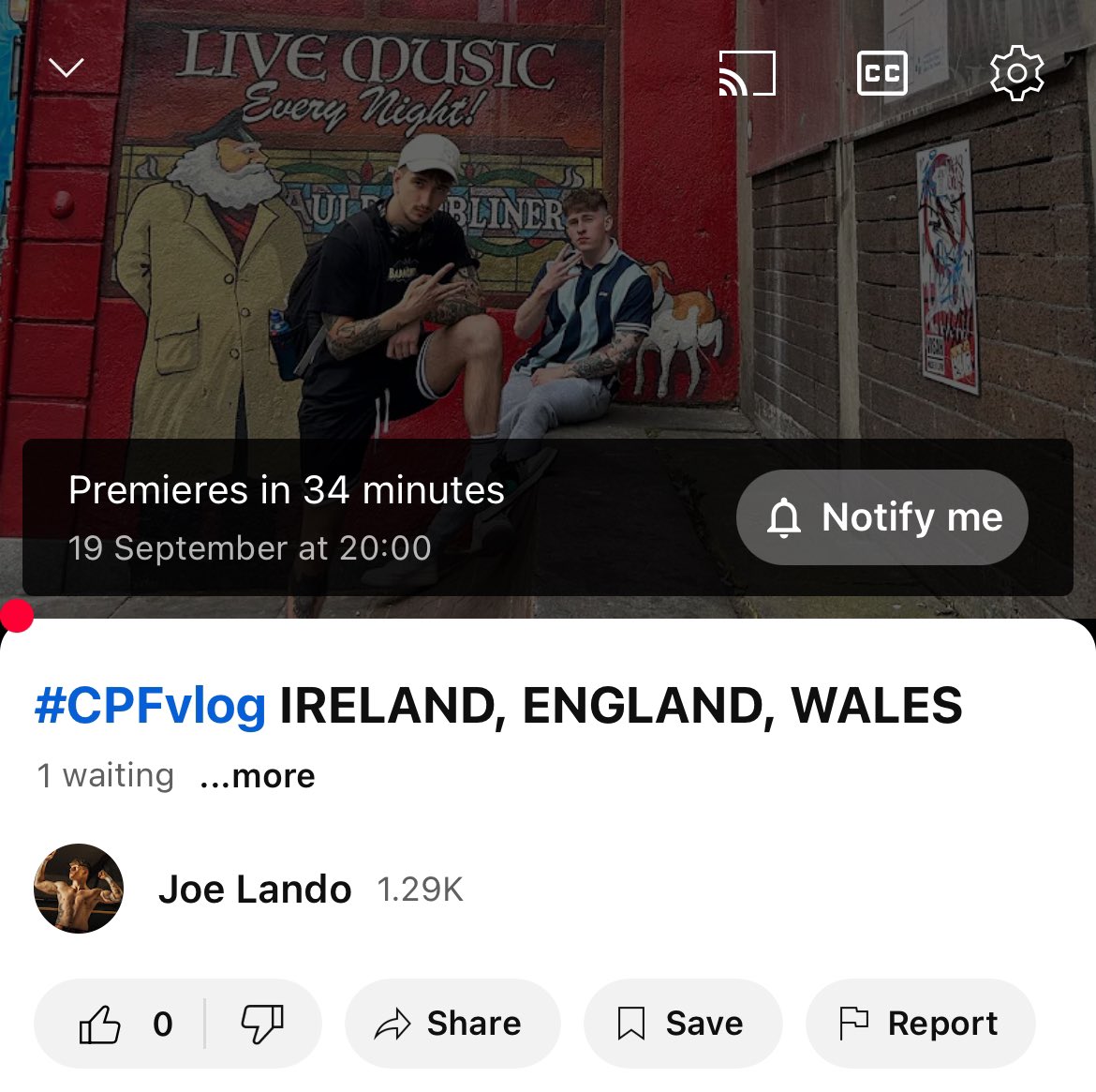 JustJoeLando's tweet photo. New #CPFvlog premiering in half an hour
https://t.co/SeoHH823sB https://t.co/frTYYe0ZMe
