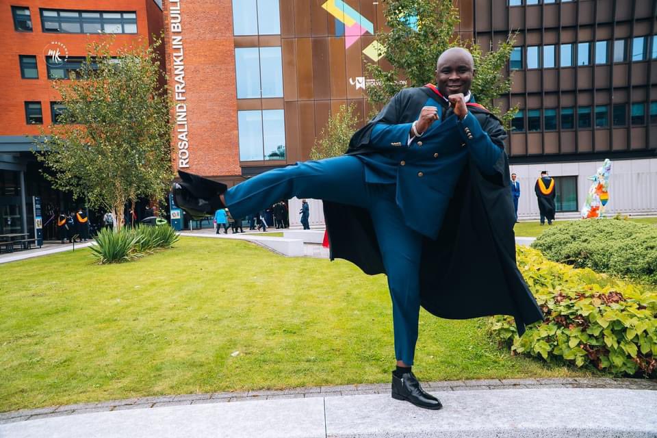 FutaBro's tweet photo. Former FUTA Taekwondo Club Captain Adds Another Feather to His Cap 

Franklin  Chukwuyem , former Captain of FUTA Taekwondo Club has  graduated with MSc Artificial Intelligence from the  University of Wolverhampton, United Kingdom .
Chukwuyem graduated from the Department of Crop, Soil and Pest Management FUTA Class of 2018
Congratulations Great FUTARIAN.

Credit: FUTA Via Facebook