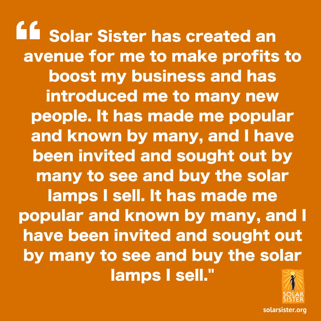 Solar Sister Entrepreneur Izzatu Adamu's family was severely affected by the floods in northern Nigeria. 
You can read the report &amp; register for our webinar on October 2nd at 10 a.m. EDT.
➡️Report: solarsister.org/climate-resili…
➡️Register for the Webinar: tinyurl.com/4zsuday5