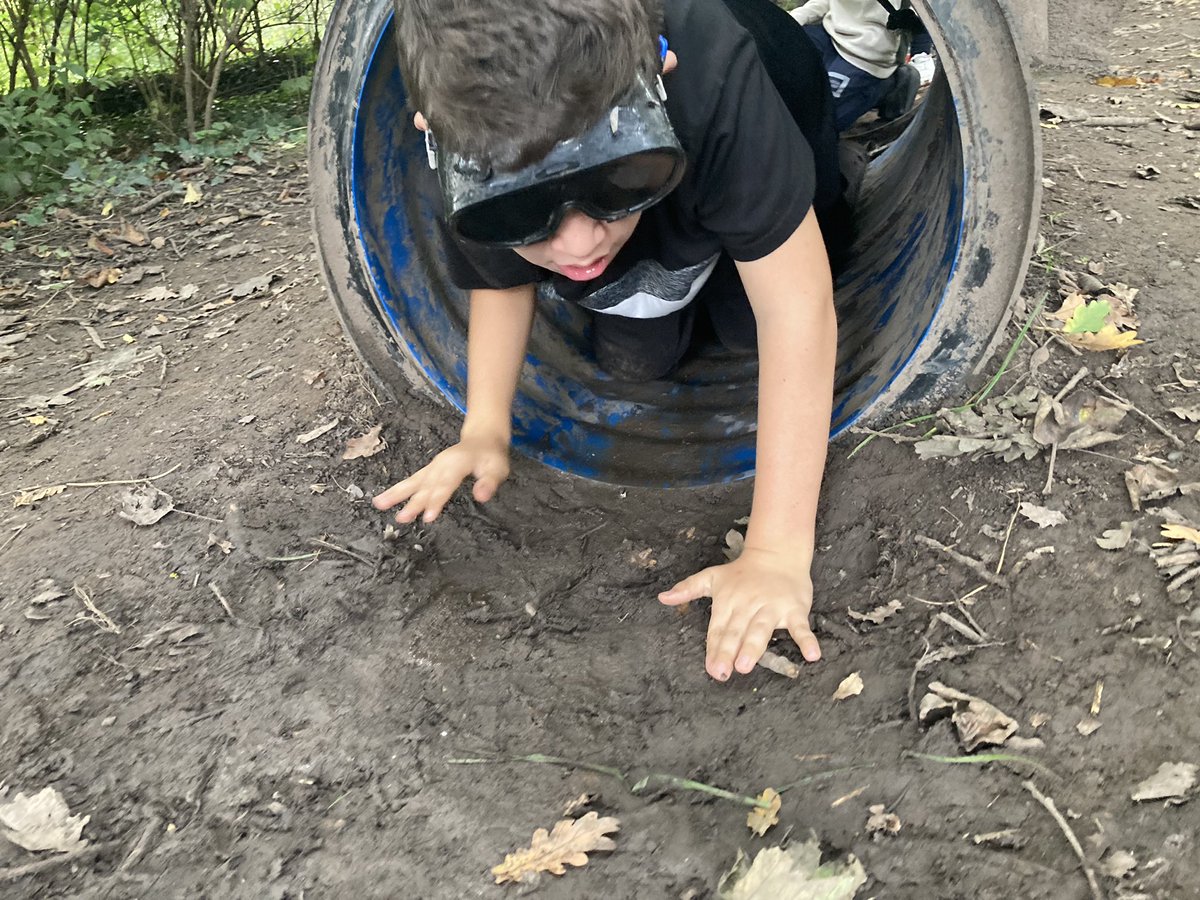 WMPrimaryY6's tweet photo. The sensory trail was so challenging! We worked well as a team to conquer it 😃👍 https://t.co/aVQlsjDXC1