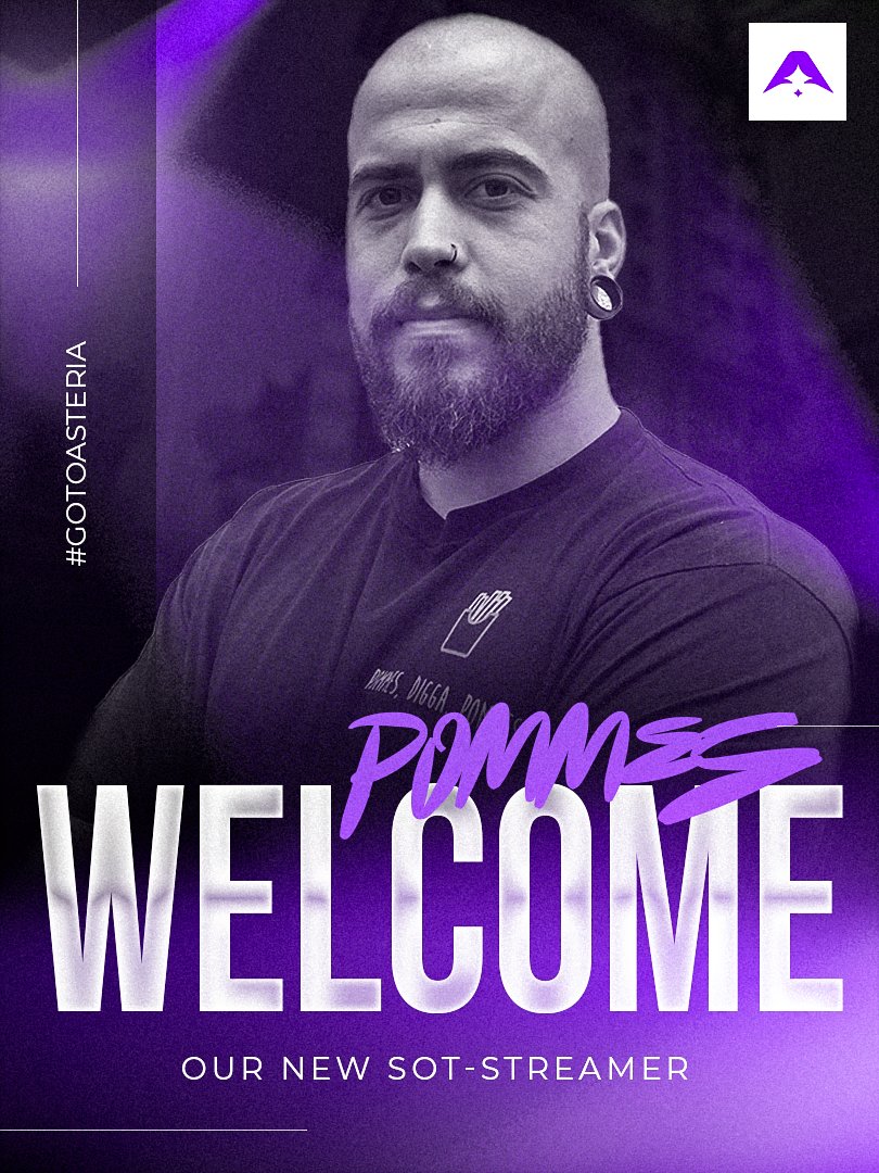 A warm welcome to the Asteria family 🚀

<a href="/d_pommes/">d_pommes</a> 🇩🇪

with his muscles and his funny nature,  is he our first <a href="/SeaOfThieves/">Sea of Thieves</a> streamer 

get ready for the best entertainment for your evening 

#GoToAsteria