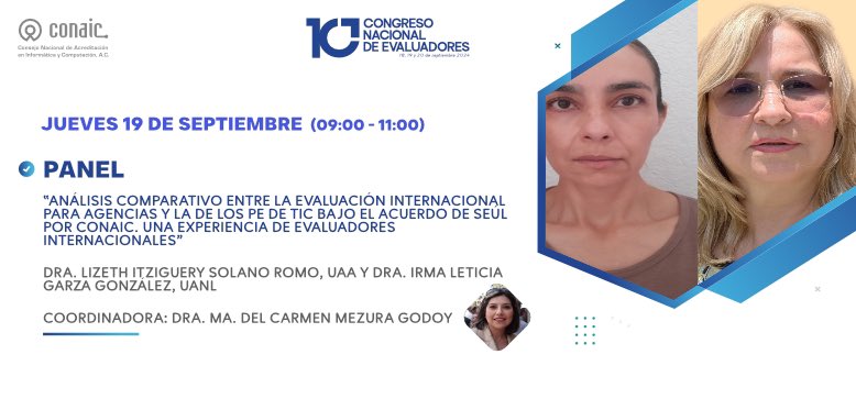 En estos momentos en el segundo día del #CONAEVAL24, hoy abren con el Panel: “ANÁLISIS COMPARATIVO ENTRE LA EVALUACIÓN INTERNACIONAL PARA AGENCIAS Y LA DE LOS PE DE TIC BAJO EL ACUERDO DE SEUL POR CONAIC. UNA EXPERIENCIA DE EVALUADORES INTERNACIONALES”