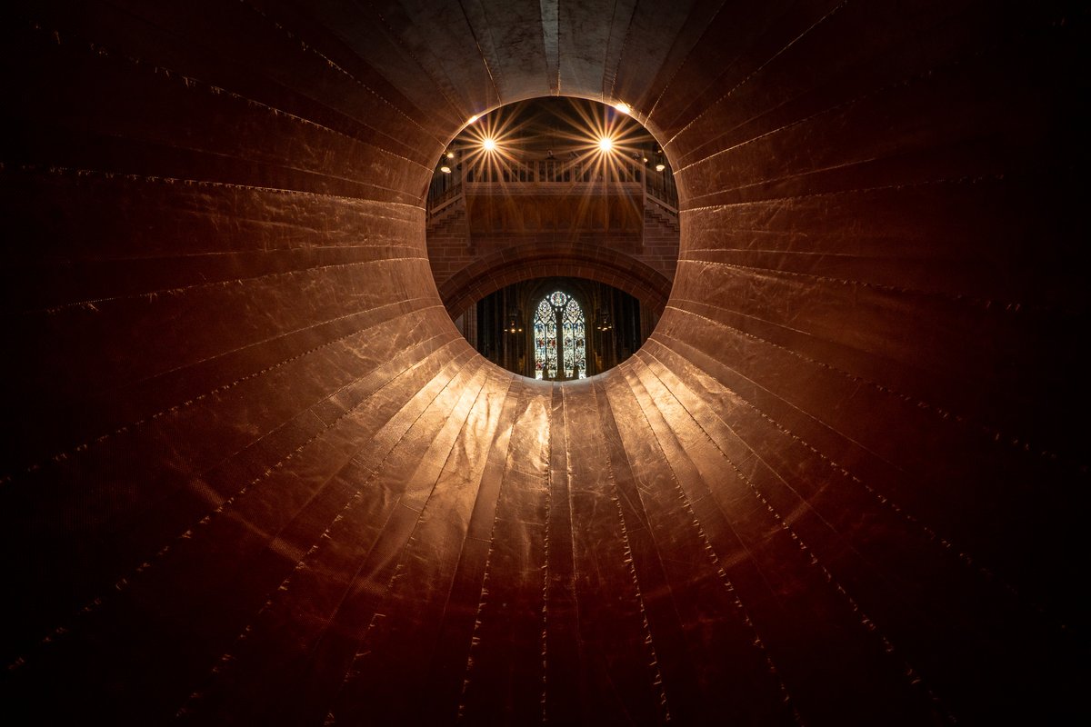 LorenzFerrarini's tweet image. Anish Kapoor, Liverpool Cathedral