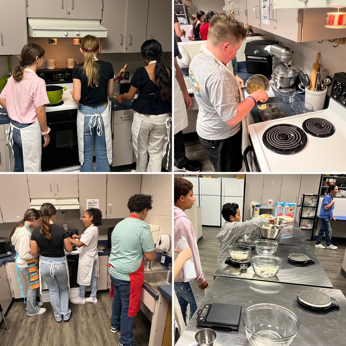 Space Center Int (@scis_ccisd) on Twitter photo Exciting day in culinary with the first day in the kitchen lab! Collaborating with classmates, we’re experimenting with flavors and techniques while making Rice Krispy Treats. <a href="/CCISD_CTE/">ClearCreekISD_CTE</a> Exciting day in culinary with the first day in the kitchen lab! Collaborating with classmates, we’re experimenting with flavors and techniques while making Rice Krispy Treats. <a href="/CCISD_CTE/">ClearCreekISD_CTE</a>