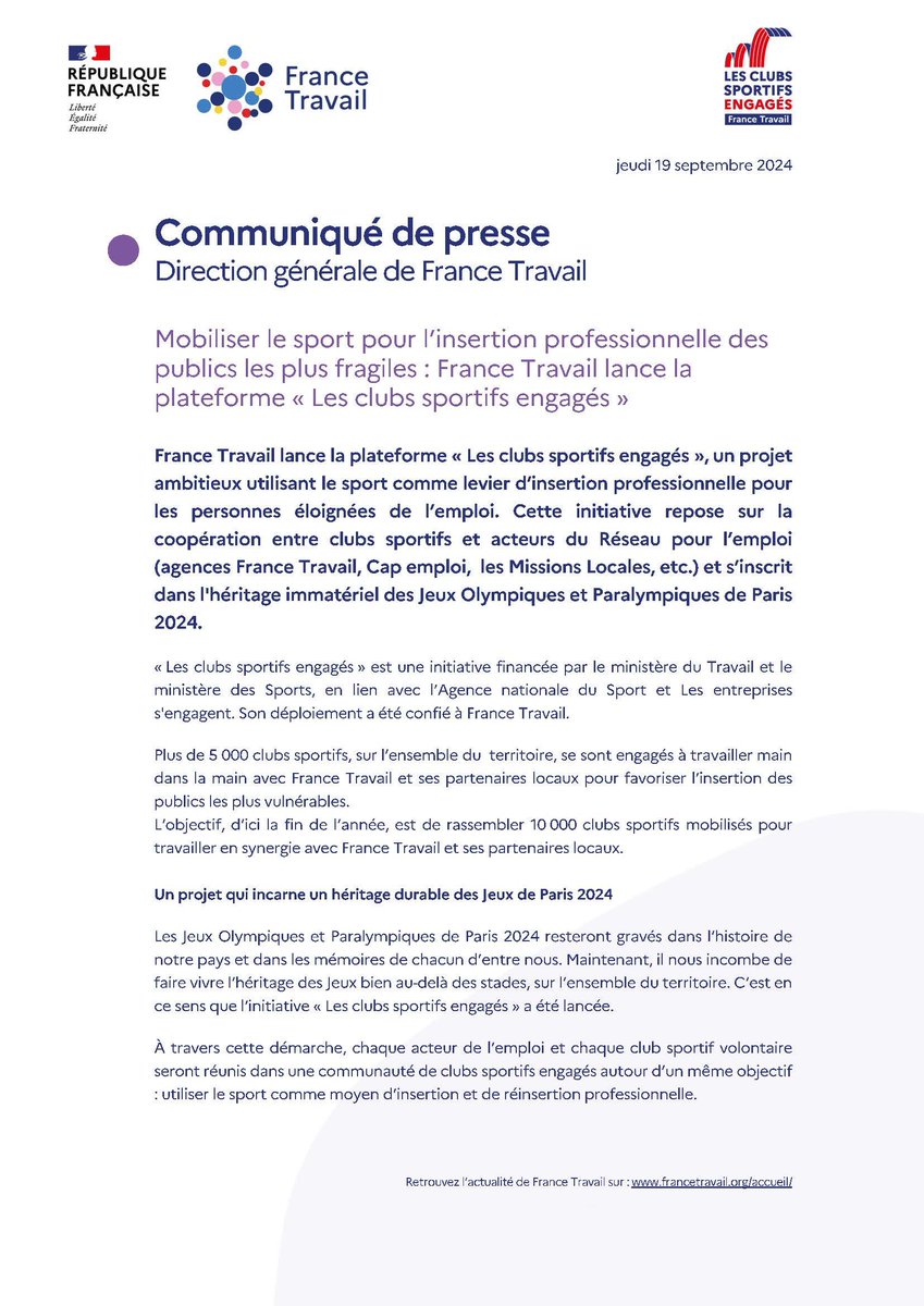 France Travail tweet media