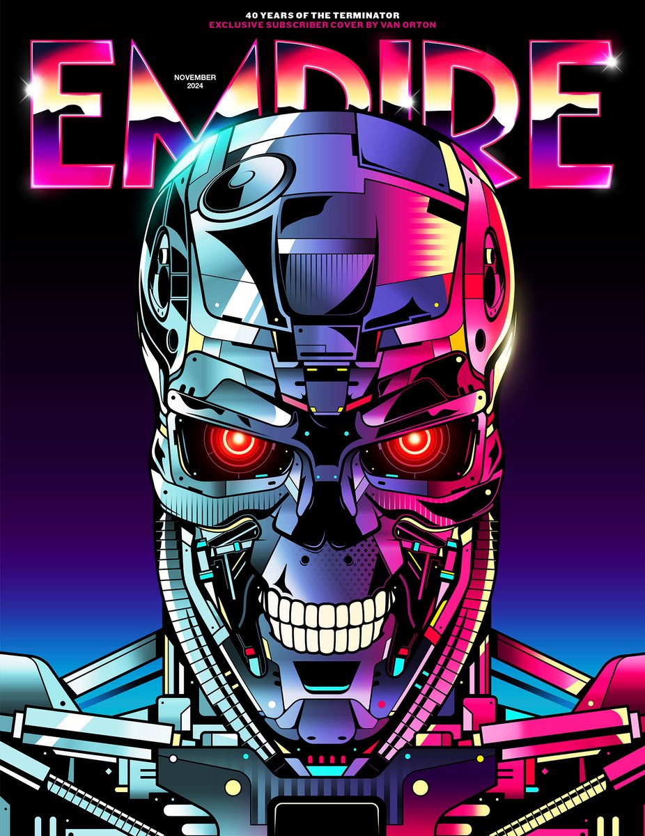 Excited to share our new Cover for <a href="/empiremagazine/">Empire</a>  to celebrate “The Terminator” 40th Anniversary 🔥