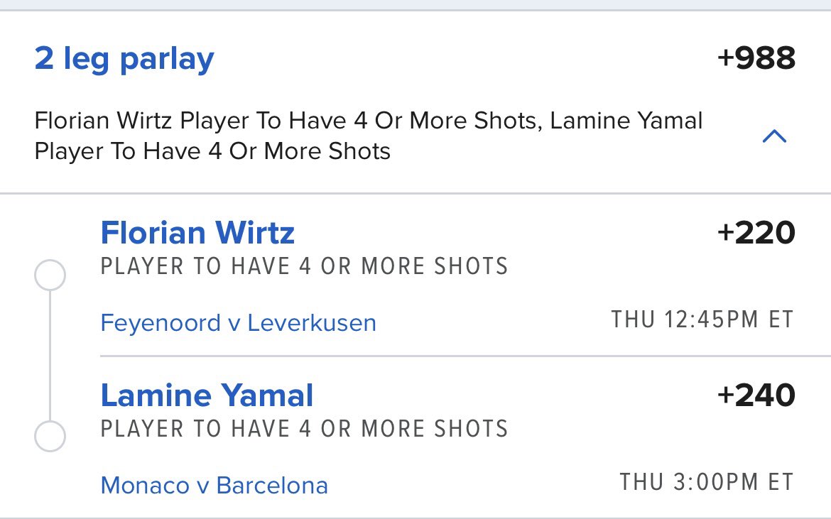ReggaeManBets's tweet photo. Few plays I got for Champions league today ⚽️⚽️

Hopefully the hot streak continues 🔥🔥

#ChampionsLeague https://t.co/LDit9e5El4