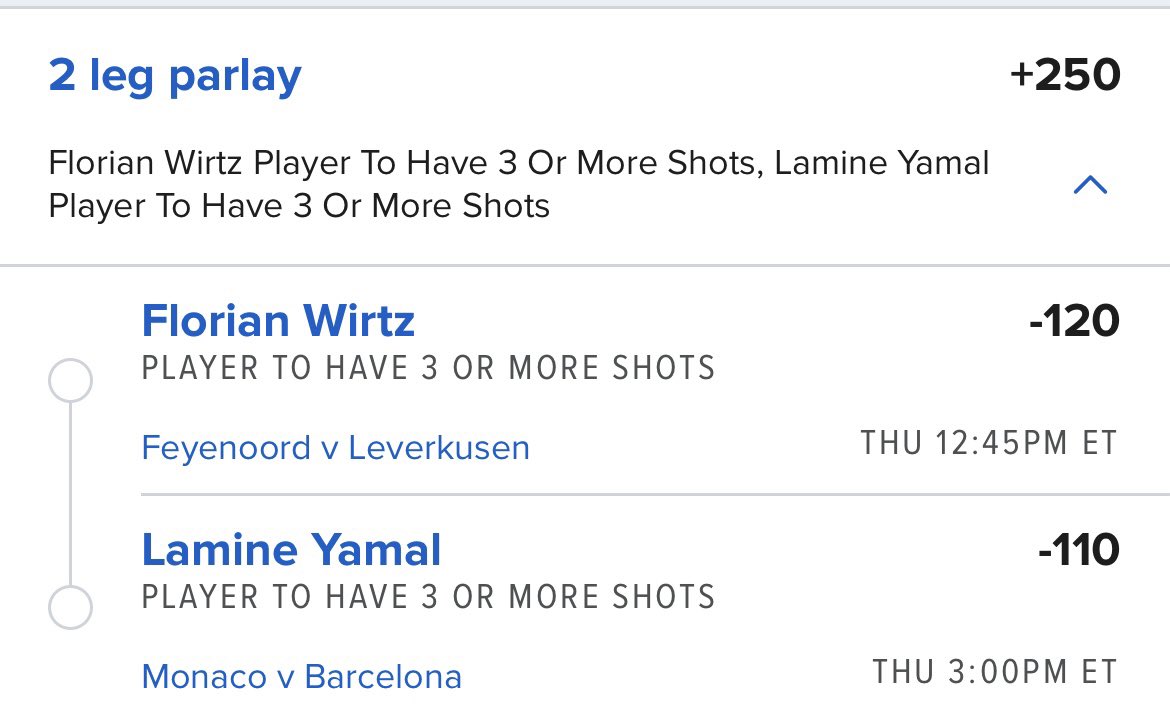 ReggaeManBets's tweet photo. Few plays I got for Champions league today ⚽️⚽️

Hopefully the hot streak continues 🔥🔥

#ChampionsLeague https://t.co/LDit9e5El4