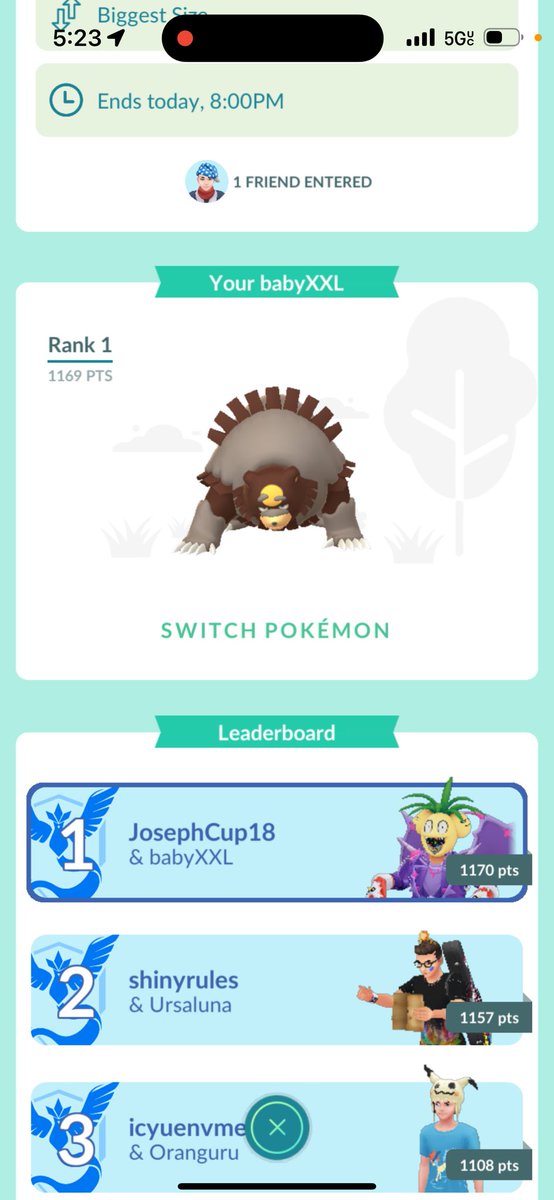 josephcup18's tweet photo. #Showcase #1Place. #PokémonGO. https://t.co/fOKcDoWiiU