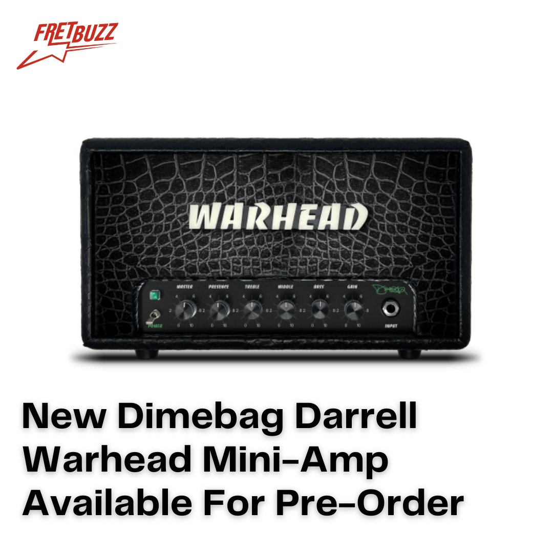 Channel Dimebag Darrell’s epic sound with the Warhead 40-watt mini-amp! Now taking pre-orders for the BLACK Edition. Get the legendary tone that shook the metal world for $529.99. #DimebagDarrell #Guitaramp #Metalmusic