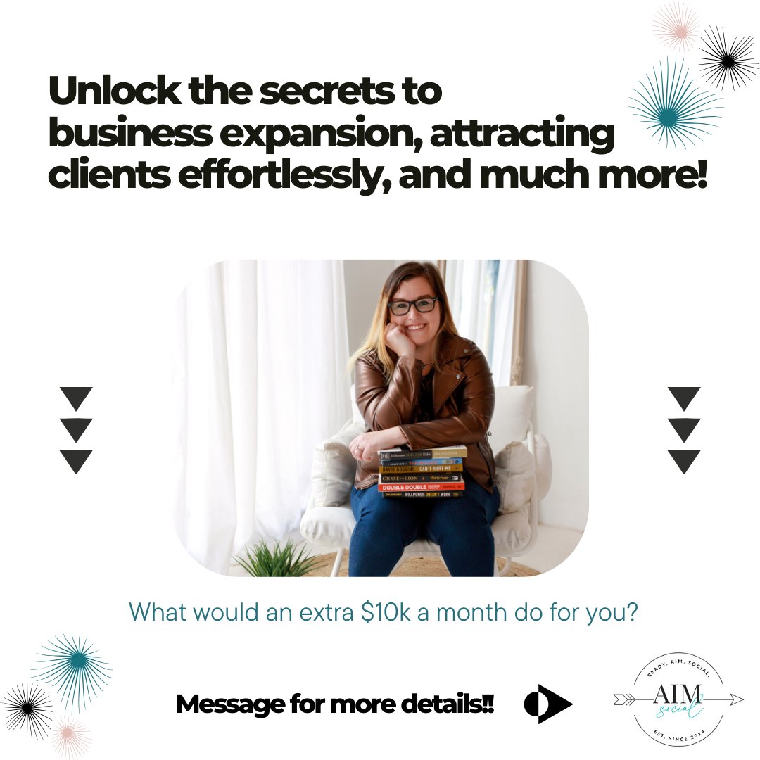 Are you a business owner looking to understand how to:

Grow your business

Be visible and stand out

Land more clients

Accomplish and earn more without burning yourself out!! For more information, Message Nichole today!