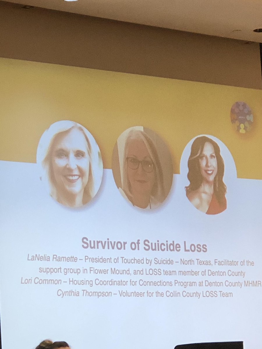 StopTXSuicides's tweet photo. Incredible panel at #TxSP24 talking about their own experiences and the value of having a LOSS team for families who have lost someone to suicide. LOSS teams save lives. https://t.co/MKI1dfA49G