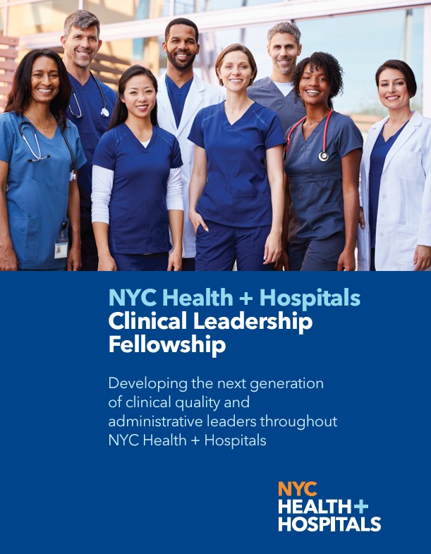 The NYC Health + Hospitals Clinical Leadership Fellowship application period is closing tomorrow. This 12-month program designed to develop the next generation of clinical leaders in quality, population health, and more. If you're interested, apply here: on.nyc.gov/30SuyKH.