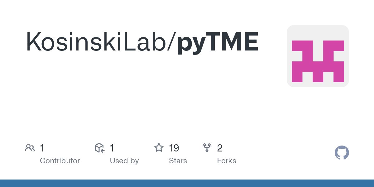 SBGrid's tweet photo. New Title Alert: PyTME- a software for template matching on tomographic electron microscopy data.
More here: https://t.co/q6uxRHXnAu
#SBGrid #SBGridsoftware #structuralbiology https://t.co/0mnX5zpPU9