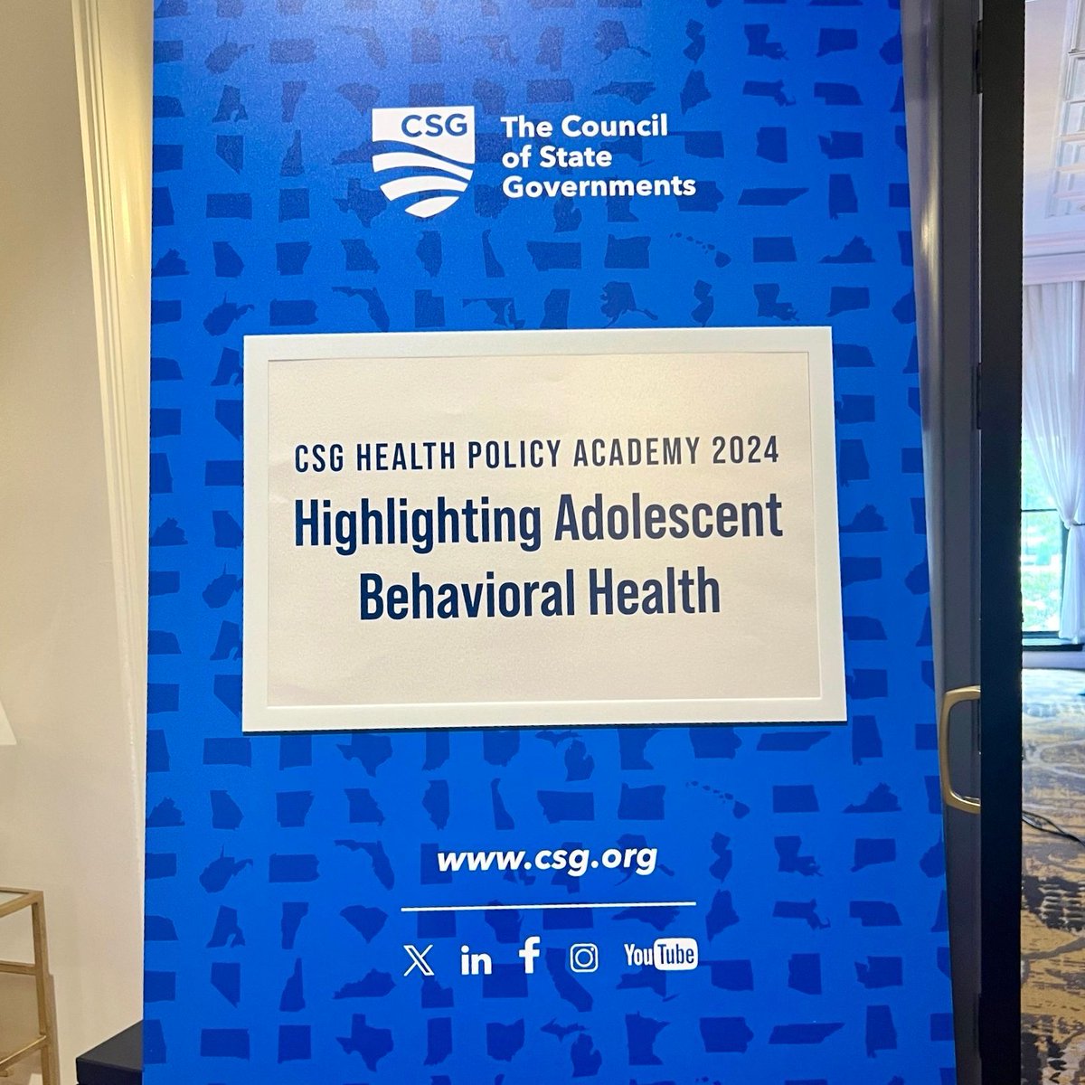 NASP's Director of Leadership Development, Hiral Vekaria, spoke at the Adolescent Mental Health Policy Academy to discuss how interstate compacts can improve the delivery of mental health services.