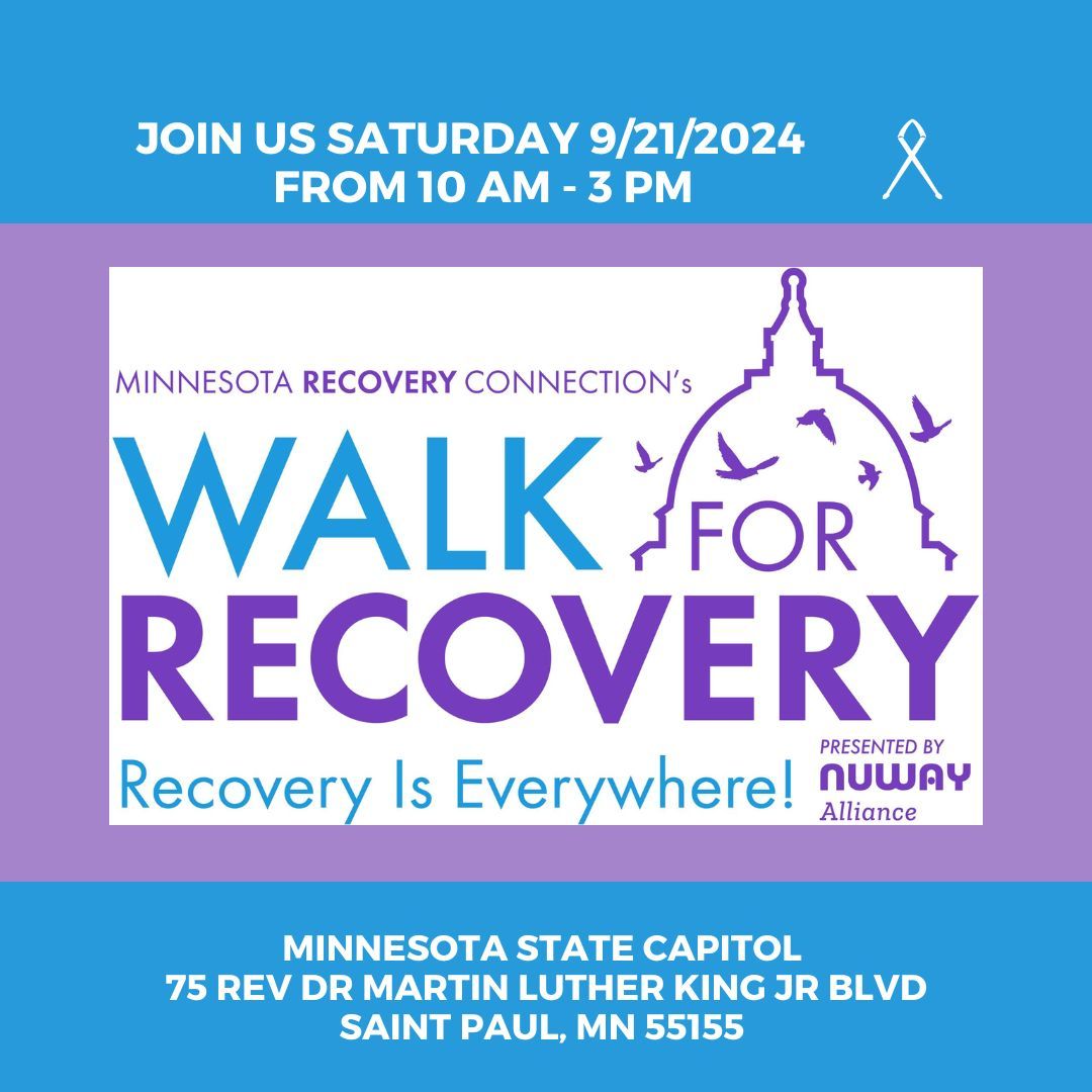 On Saturday, September 21, 2024, Steve Rummler HOPE Network will join hundreds of other individuals and organizations walking at this years Walk for Recovery. We will be hosting an information table at the walk – come on by and share what HOPE means to you!