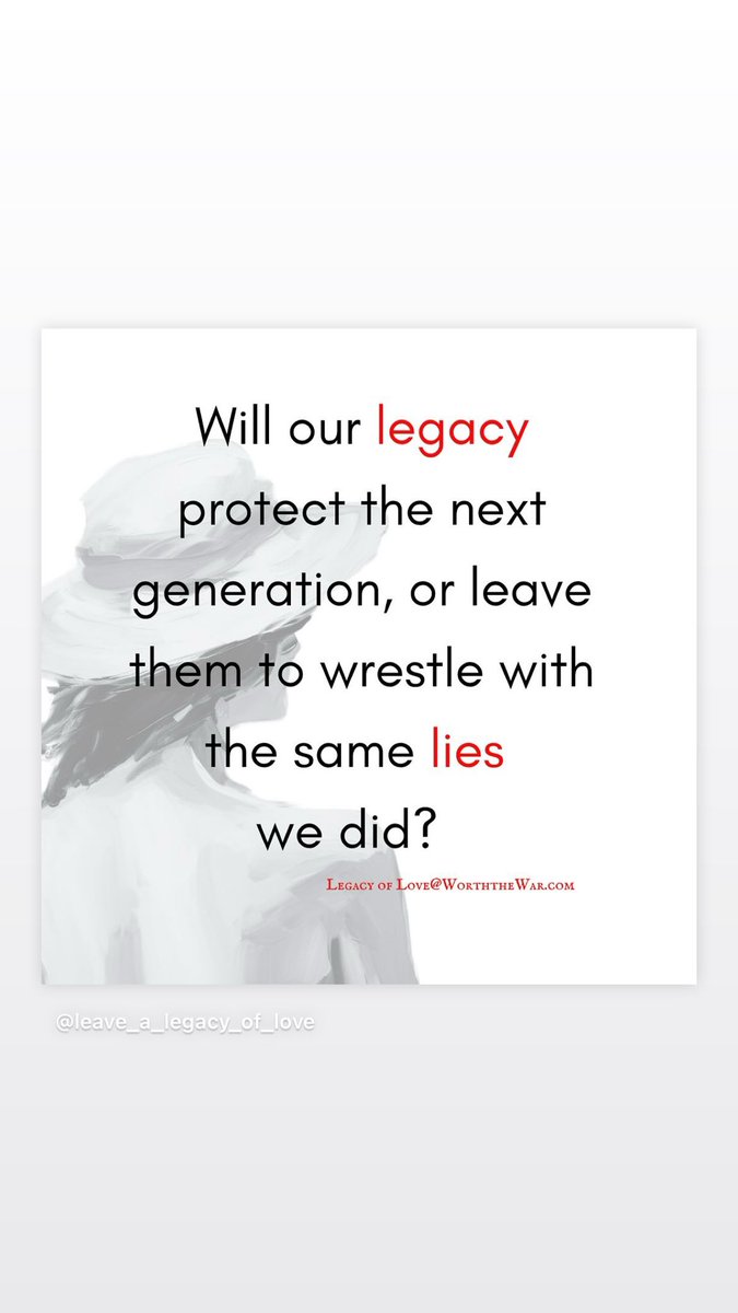What will your legacy be?