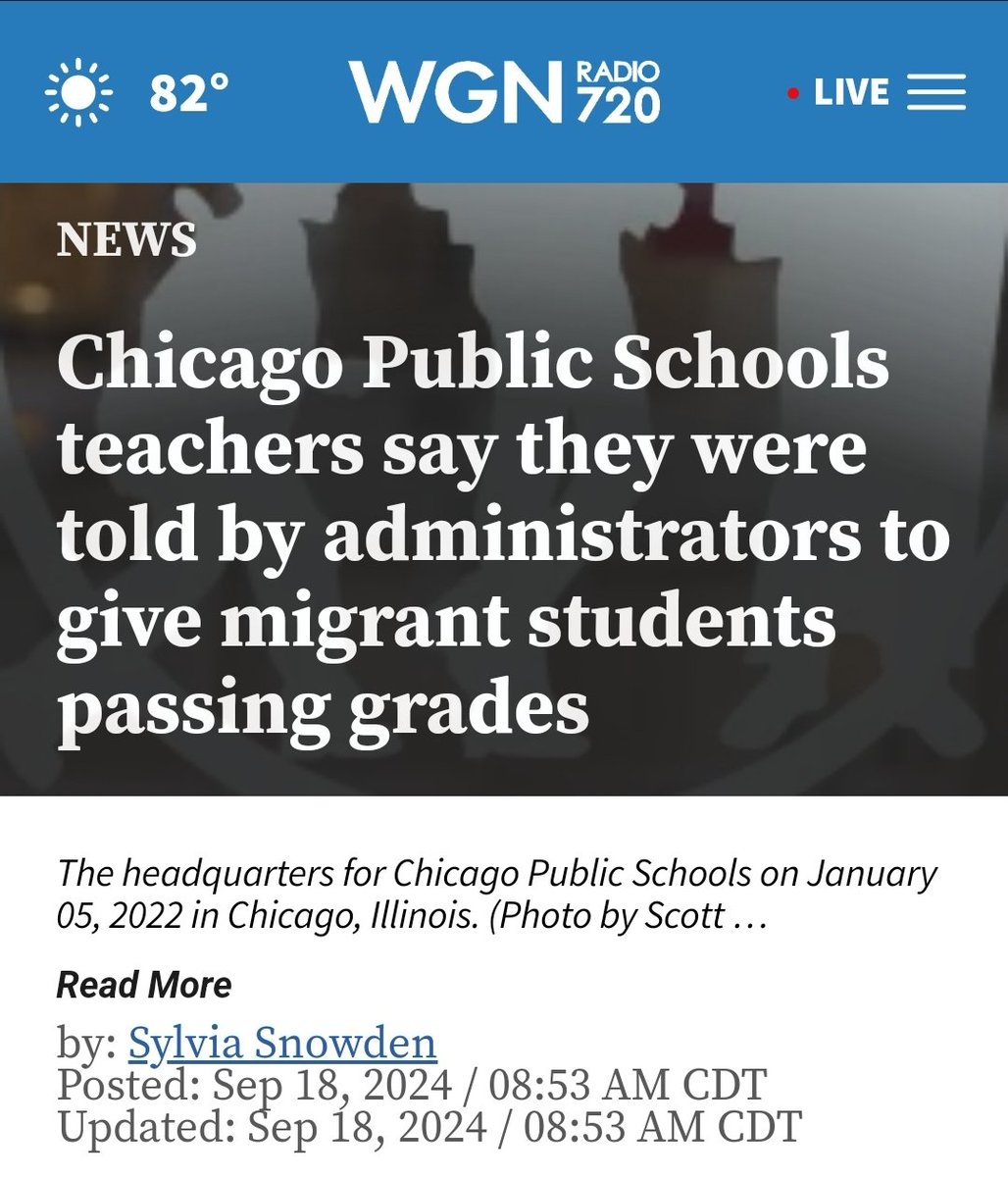 DeAngelisCorey's tweet image. &quot;They say they were instructed by school administrators to give their migrant students a 70 percent in every subject and pass them on to the next grade.&quot;