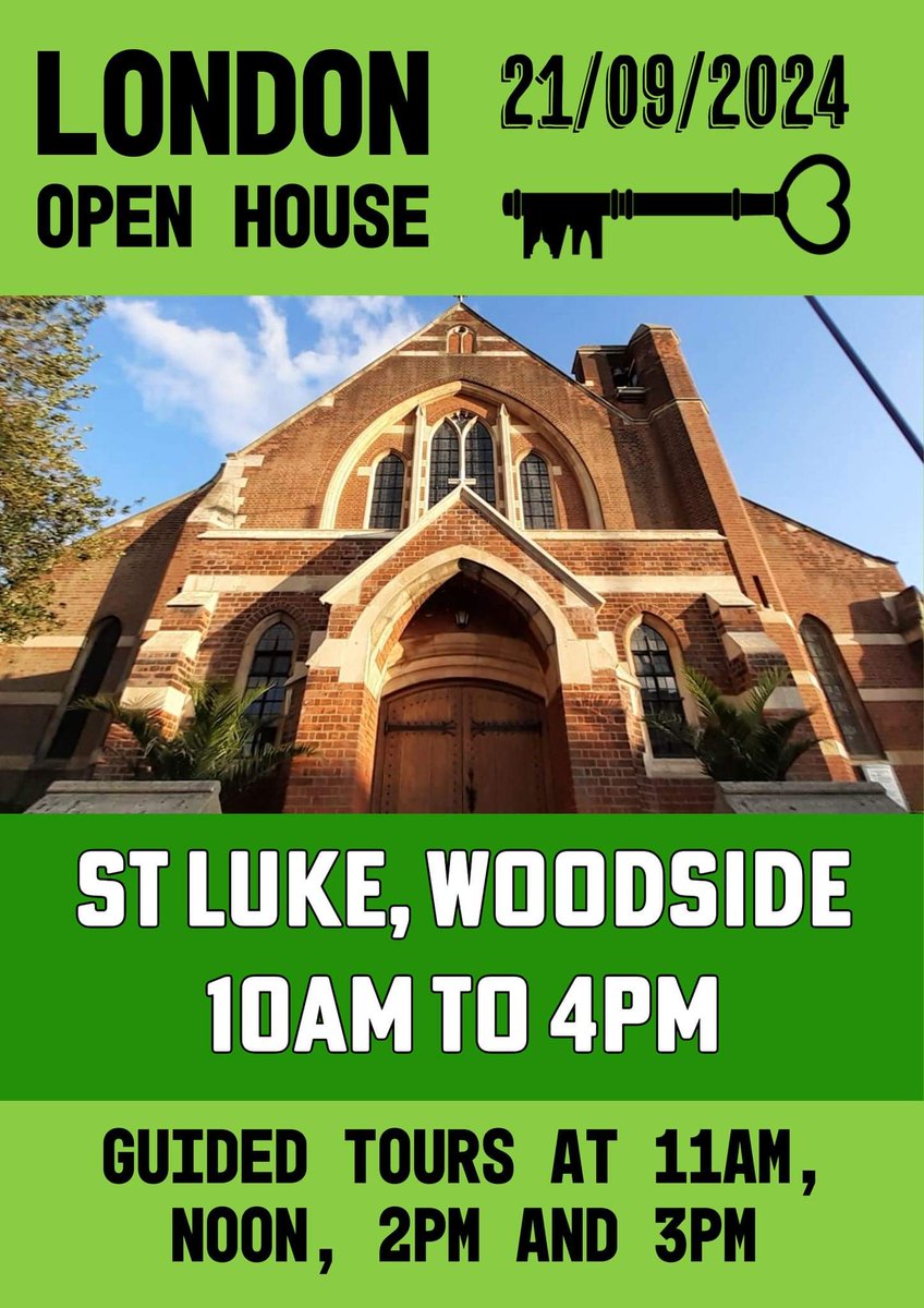 This Saturday we will be taking part in the Open House Festival at St Luke's,  with historical tours of the church through the day. Come explore, and found out more about our parish church.