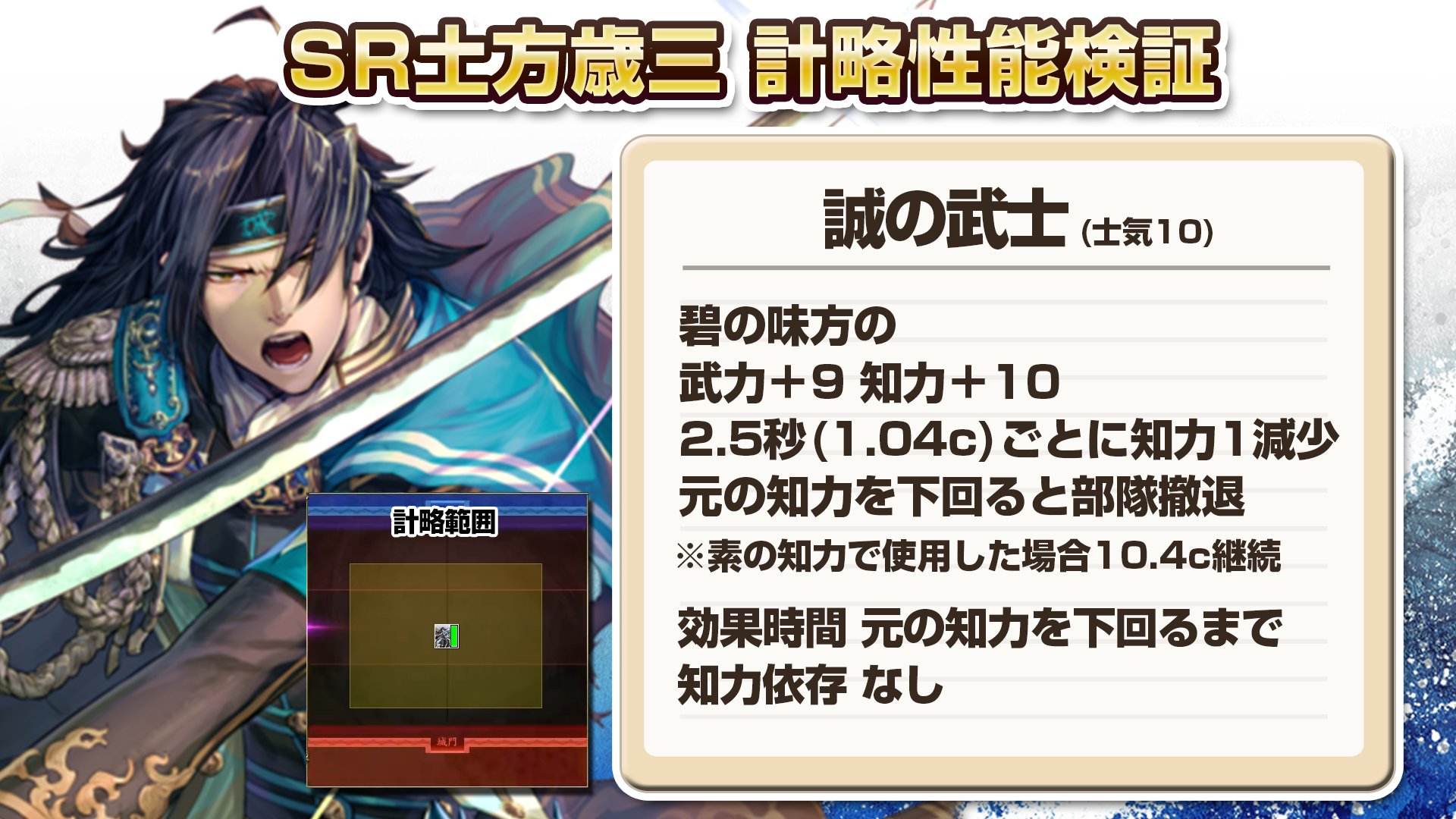 絆 カード 新撰組副長 土方歳三☆ 英傑大戦