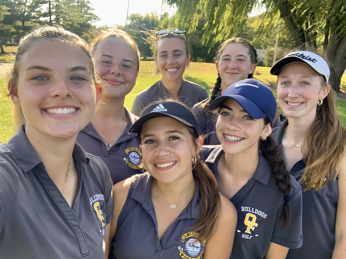 OFgirlsgolf's tweet image. Varsity fell to Avon Lake 195-169 Wednesday evening at Springvale. The team was led by Addison Mullen (45), Aubrey Caraballo (48), Rachael Price (50), and Mya Hovan (52). The team is now 6-3 in the SWC and plays Berea-Midpark on Monday at Seneca. Nice effort ladies!