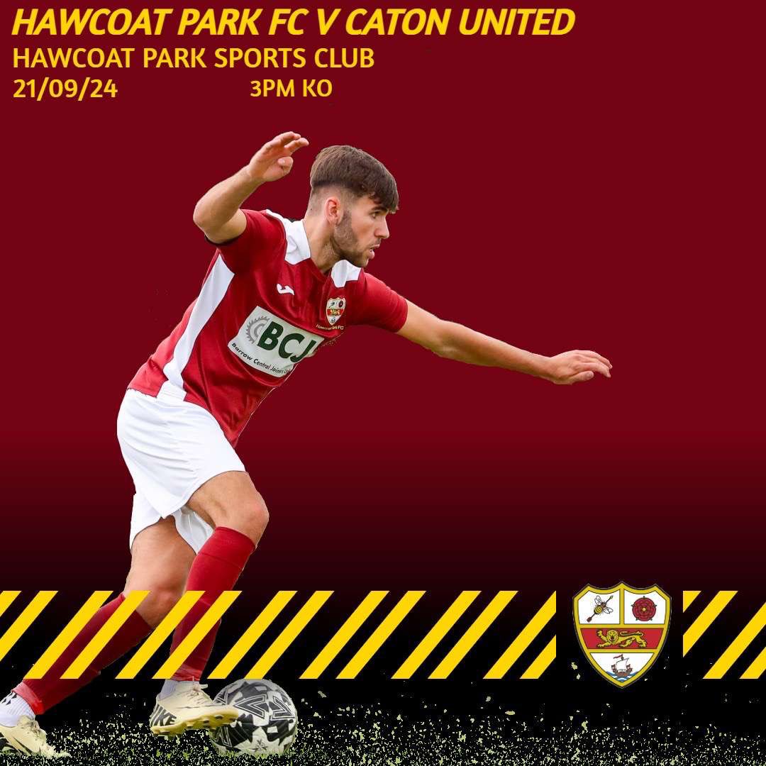 | Saturdays Fixtures |

First team welcome <a href="/catonunitedfc/">Caton United Football Club</a> to Hawcoat Lane hoping for a better performance than last week! 3pm Ko.

Reserves are away at <a href="/VtownFCofficial/">Vickerstown FC</a> in what should be a cracking game! 2pm Ko.

Good luck both sides 🔴⚽️