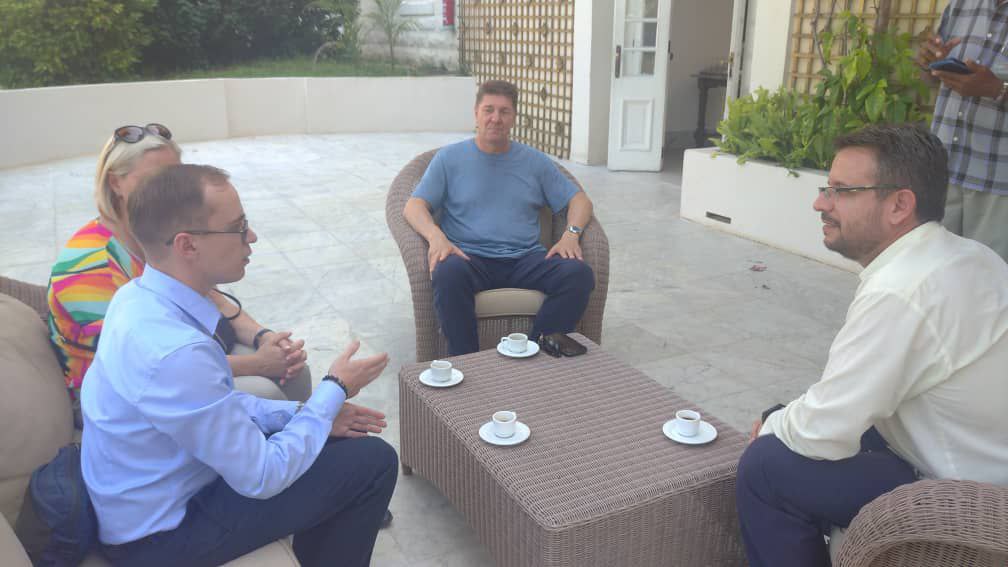Recibe el #CentroFidelCastroRuz al jefe del grupo de Amistad entre el Consejo de la Federación de Rusia y la Asamblea Nacional del Poder Popular de Cuba, Andrei Shevchenko.