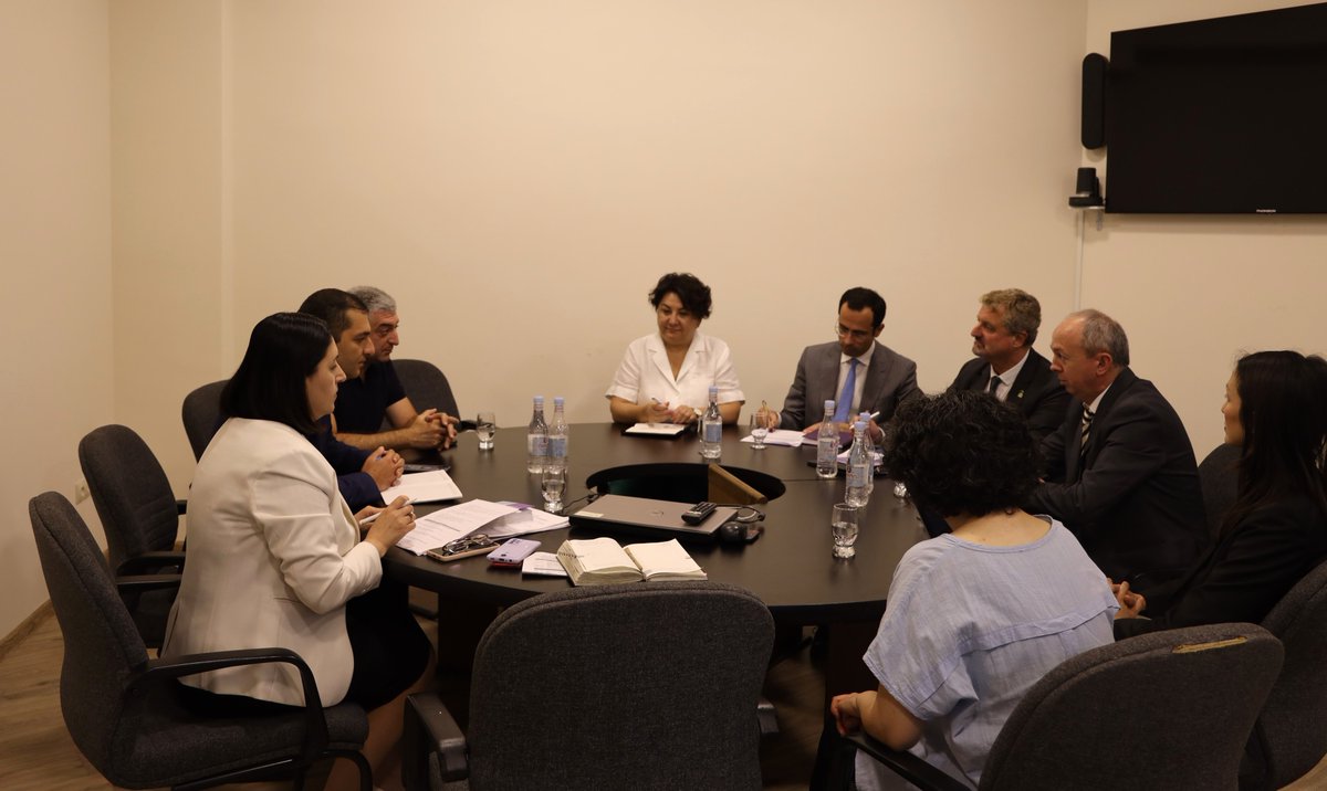 WHOArmenia's tweet photo. Experts from WHO European Center for PHC & @WHOArmenia consulted @MinHealth_Arm & stakeholders on development & implementation of #PHCmodel of care aligned with country needs and priorities.
The activity was implemented with support of @UHCPartnership.
@EU_Armenia https://t.co/0ne137NcJf