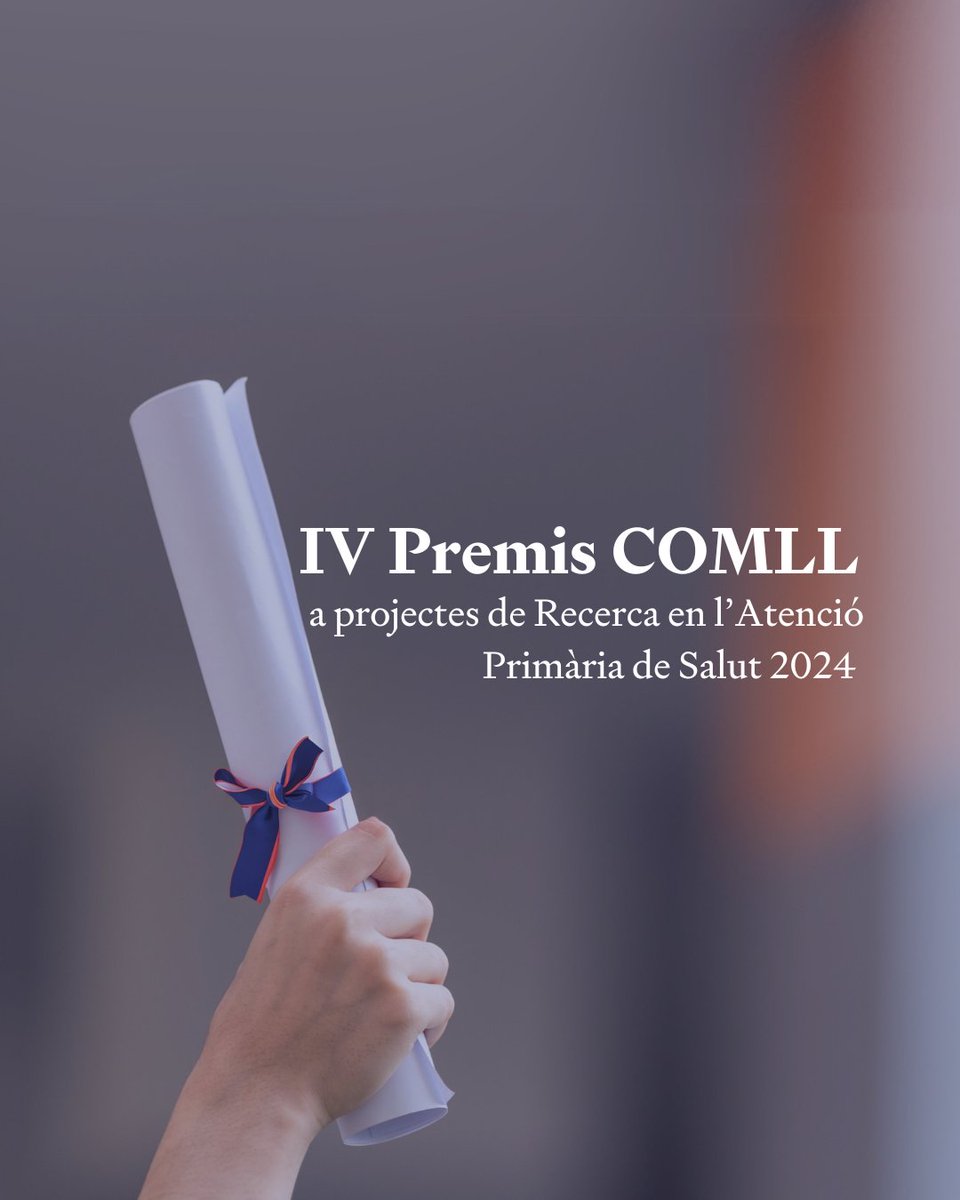 El COMLL, amb la col·laboració de l’#idiapjgol i l’ <a href="/apicslleida/">AP ICS Lleida</a> convoca la 4a edició dels Premis COMLL a la recerca en l’atenció primària amb la finalitat de facilitar i fomentar la recerca entre els equips d’atenció primària de salut i les persones i grups que hi treballen.
