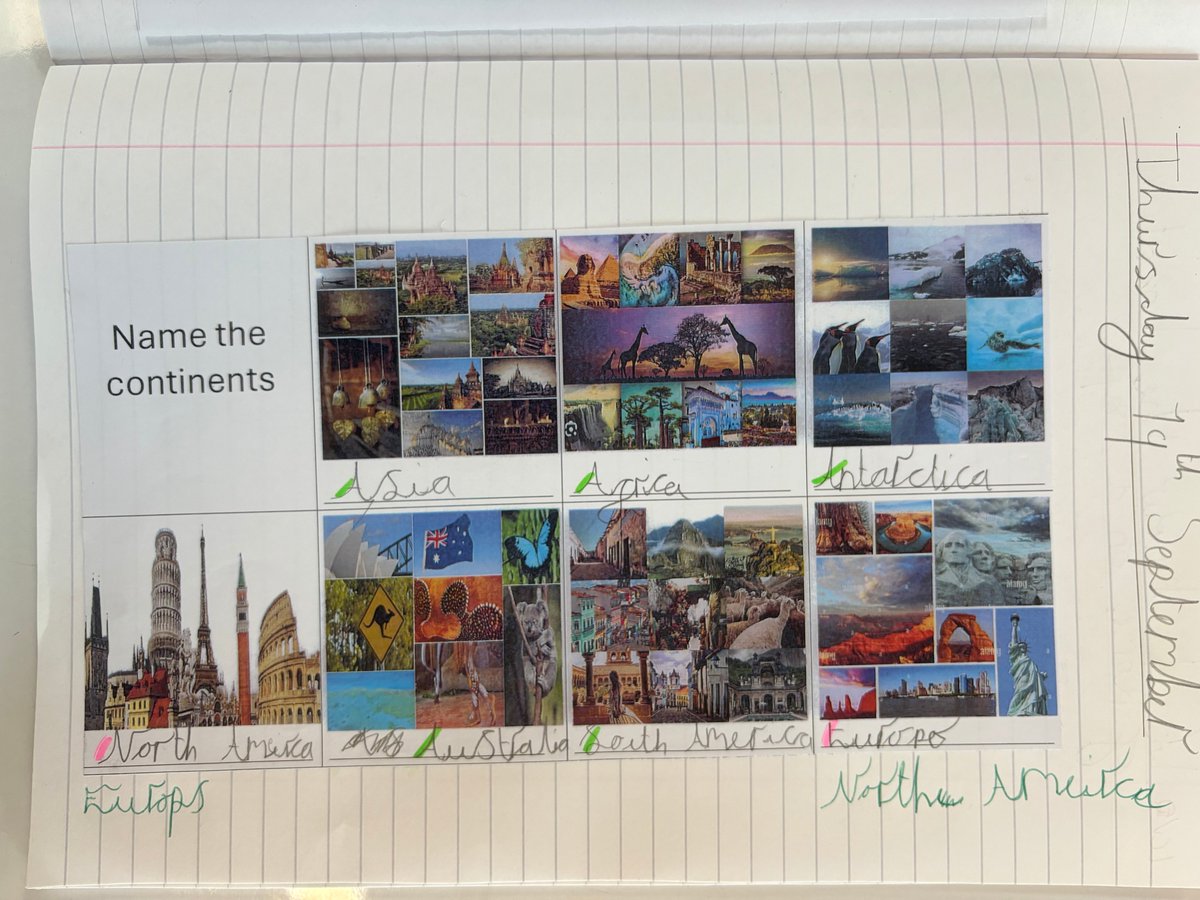 class8stmarys's tweet photo. This week we have started our Romans Topic. We retrieved our knowledge of the continents and then applied this knowledge to find Italy on a map as well as countries which the Romans controlled. Well done everyone. @stmarysderby https://t.co/wUrttTXgDc