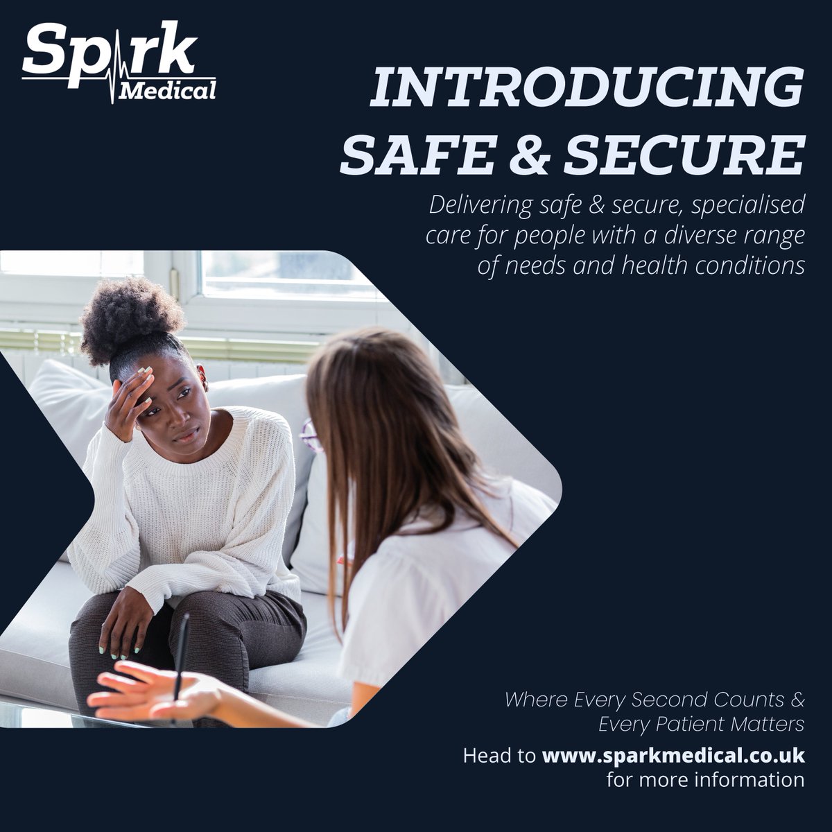 Introducing our Safe &amp; Secure transport divison 🚑 Your safety and specialised care needs are our prime concern. With us, individuals with versatile health conditions can travel securely and stress-free! #HealthcareTransport #SafetyFirst #WhereEverySecondCountsEveryPatientMatters