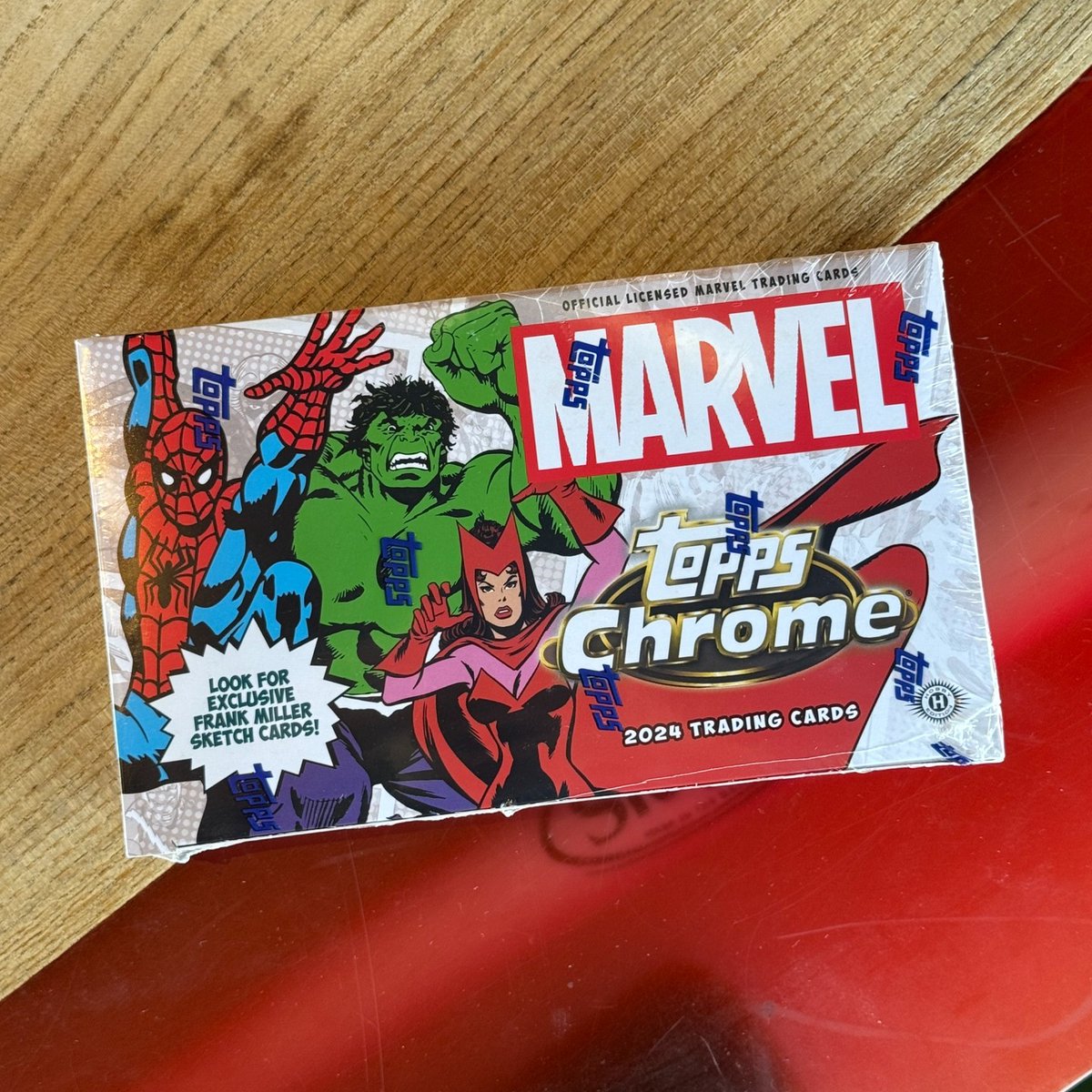 Hit_Seekers's tweet photo. 2024 @Topps Chrome Marvel is in stock! This European-exclusive release is the first Marvel set under the popular brand. Hunt elusive creator autos as well as refractors, short prints, and 1/1 superfractors of your favorite superheroes. Find it in shop or on stream while it lasts! https://t.co/6HcCr6fLOo