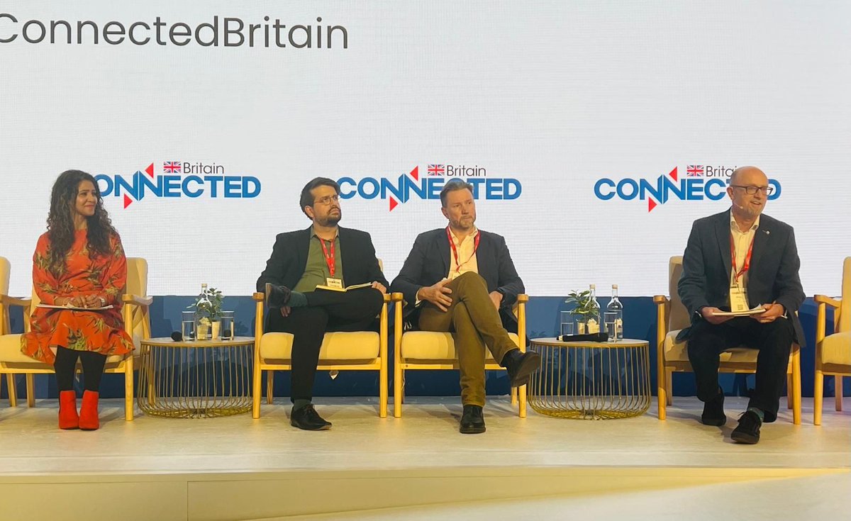 LutzSchueler's tweet photo. It was a pleasure to speak to Sasha Qadri at #ConnectedBritain last week about Virgin Media O2’s key role in Britain’s digital future. 

I’m excited to see what #TeamVirginMediaO2 can achieve in the rest of 2024 and beyond. https://t.co/WQKD86p29O