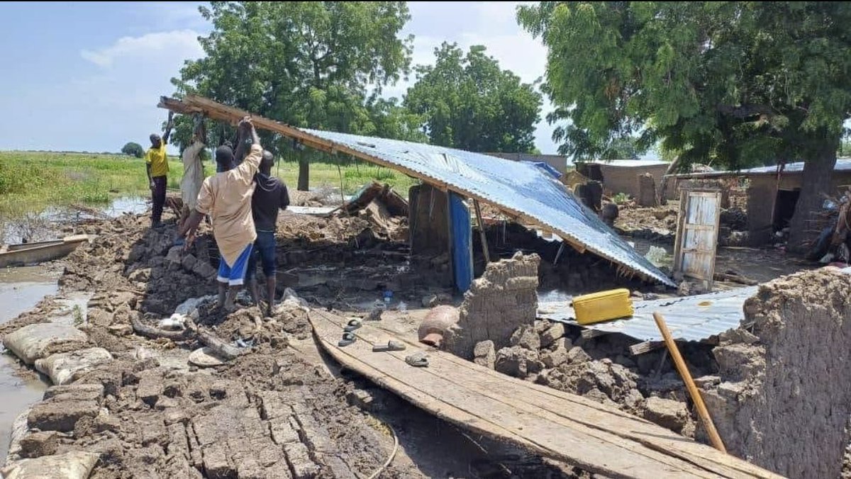 Visage de la détresse des populations à l’Extrême-Nord suite aux inondations. Les secours arrivent bientôt svp? Pensons aussi et surtout à implémenter des actions pérennes comme la prévention de tels drames qui affectent des milliers d’enfants et de femmes enceintes entre autres.