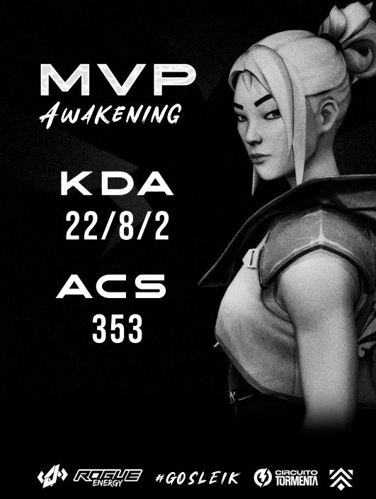 SleikEsports's tweet photo. MVP segundo mapa! @Awakening_n1 

WE ARE BETTER 

#gosleik https://t.co/7FZ5GmF5xP