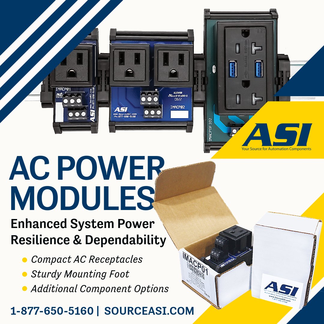 asiez's tweet image. Drive reliability with ASI #ACPowerModules. Built-in protection mechanisms safeguard against power abnormalities, ensuring the #safety of your equipment and personnel. Trust in our #modules to deliver #dependablepower, even in the harshest environments. SourceASI.com