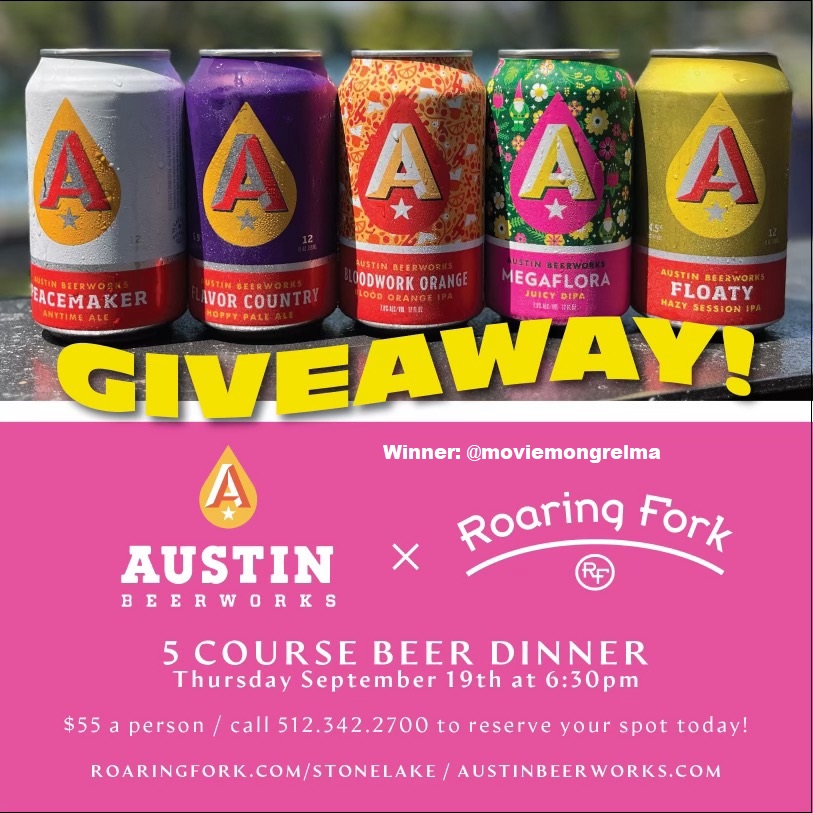 Roaring Fork (@roaringforkeats) on Twitter photo Congrats to our winner @moviemongrelma ๐ซถ We hope that you enjoy your dinner for two at our special event tonight with <a href="/AustinBeerworks/">Austin Beerworks ๐ช</a> ๐ป Congrats to our winner @moviemongrelma ๐ซถ We hope that you enjoy your dinner for two at our special event tonight with <a href="/AustinBeerworks/">Austin Beerworks ๐ช</a> ๐ป