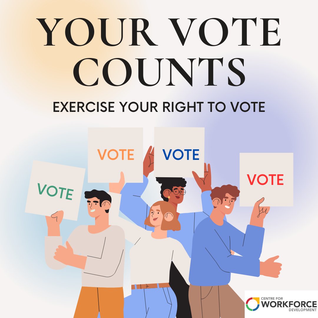 Exercise Your Right to Vote! 🗳️ To all Bay of Quinte constituents 18 years and older—today is your chance to make a difference by voting in the MPP By-Election. Your vote matters, and it directly impacts our workforce and community. #VoteToday #BayOfQuinte #YourVoteMatters