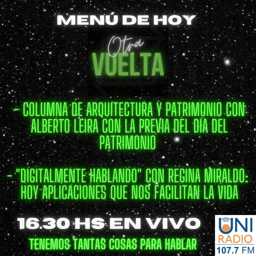 Hoy 16.30 en vivo por <a href="/UNIRadioUdelaR/">UNI Radio Udelar</a> 
Por aire 107.7 FM y online acá 👇🏻
radios.com.uy/uni-montevideo/