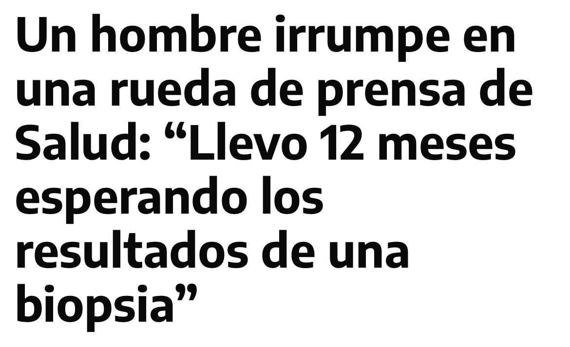 🚨 Los andaluces NO PODEMOS MÁS

🏥 Esta es la cruda realidad que Moreno Bonilla se empeña en esconder: 

‼️ 12 meses esperando para recoger los resultados de una biopsia. 

❌ Consecuencia directa de un modelo basado en la privatización.

👉 cordopolis.eldiario.es/cordoba-hoy/so…