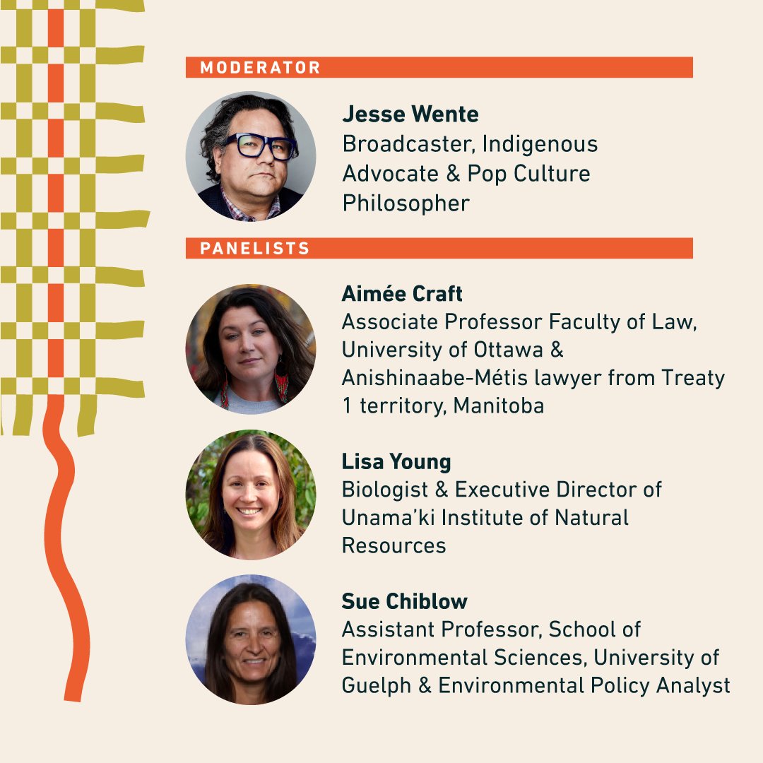 DavidSuzukiFDN's tweet photo. What conditions are needed for Indigenous law and crown law to both be applied? It’s time to reweave the legal fabric of this nation – join us on Sept 25 to hear from law and policy experts on how Crown law can support Indigenous-led conservation: https://t.co/5ptwFzhwGa #canpoli https://t.co/RjEM9F6yzg
