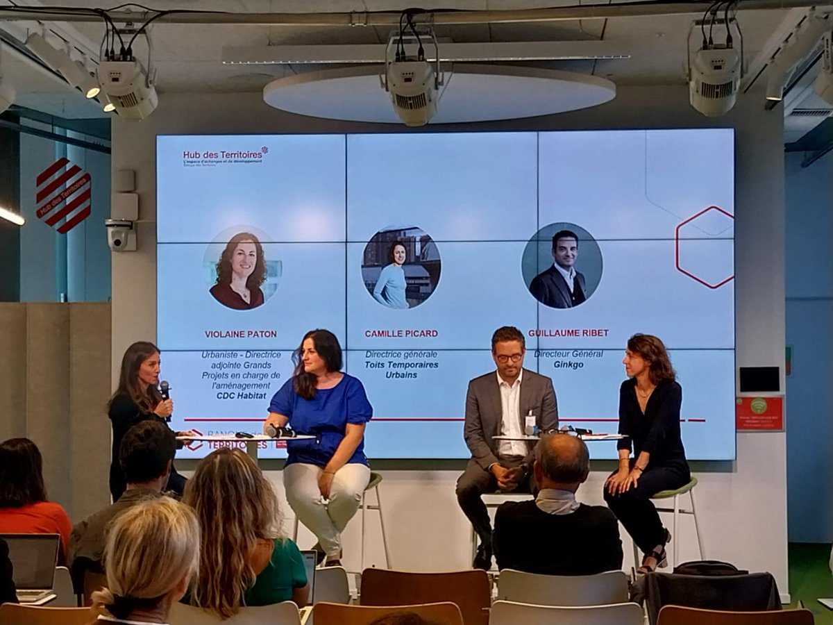 CDC_Habitat's tweet image. ♻ 🏙 #SobriétéFoncière et recyclage du foncier artificialisé au programme du #HubDesTerritoires de la @BanqueDesTerr !

 #CDCHabitat y partageait l&apos;exemple de l&apos;opération #ParcsEnScène pour laquelle nous transformons une ancienne zone industrielle imperméabilisée de 14 hectares.