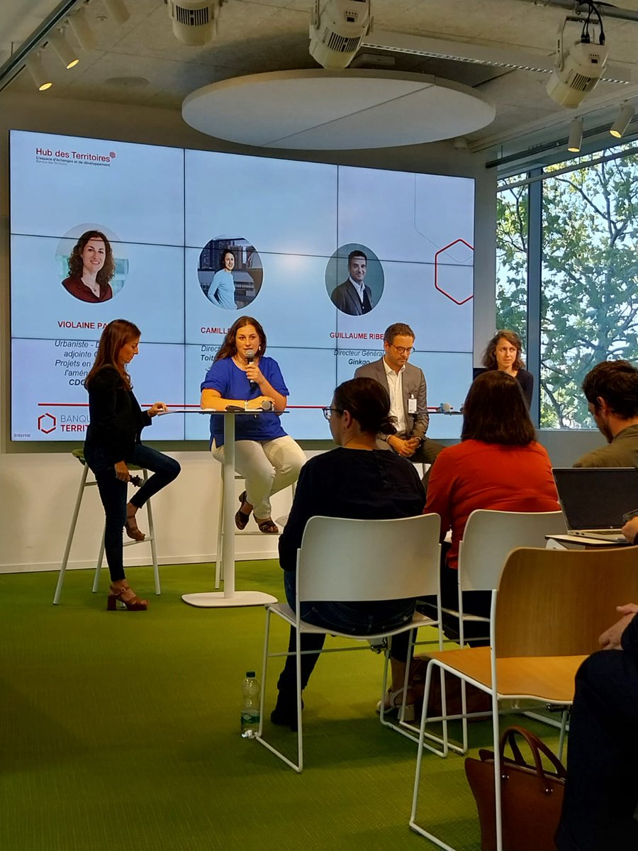 CDC_Habitat's tweet image. ♻ 🏙 #SobriétéFoncière et recyclage du foncier artificialisé au programme du #HubDesTerritoires de la @BanqueDesTerr !

 #CDCHabitat y partageait l&apos;exemple de l&apos;opération #ParcsEnScène pour laquelle nous transformons une ancienne zone industrielle imperméabilisée de 14 hectares.