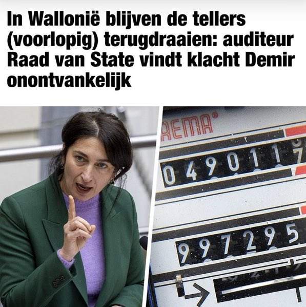 WNiemegeers's tweet photo. Waarom kunnen de Waalse blijven terugdraaien en de Vlaamse niet? @de_NVA @Zu_Demir @JanJambon @MDiependaele @BartDeMeulenaer https://t.co/ocbNWWVKhn