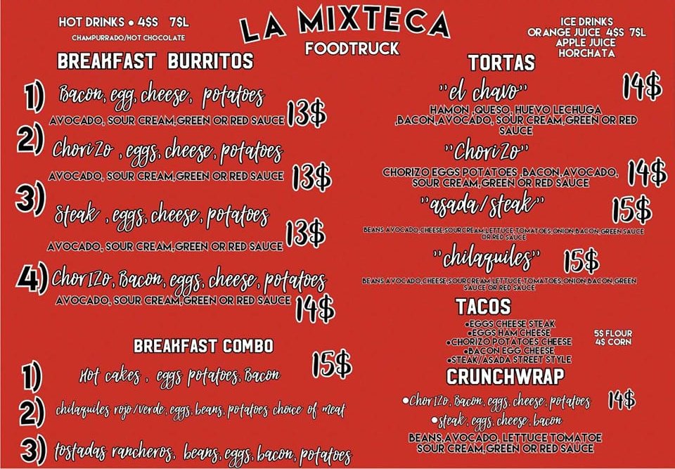 🚨 Exciting News! 🚨

We just confirmed that Mixteca Foodtruck LLC will be at our Hispanic Heritage Night next Thursday, 9/26! 🎉🌮 Bring your wallets and come hungry for some delicious food while enjoying a night of art, salsa dancing, and more! Don’t miss it! 💃🎨