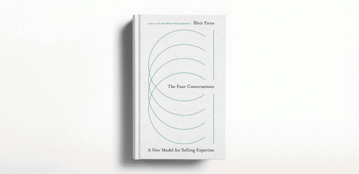 If you feel that cultivating an area of expertise is difficult, it's only half the job. The other half is learning how to effectively sell that expertise. The answer is in my friend @BlairEnns forthcoming book, which you can pre-order now: bit.ly/3XxCWeG