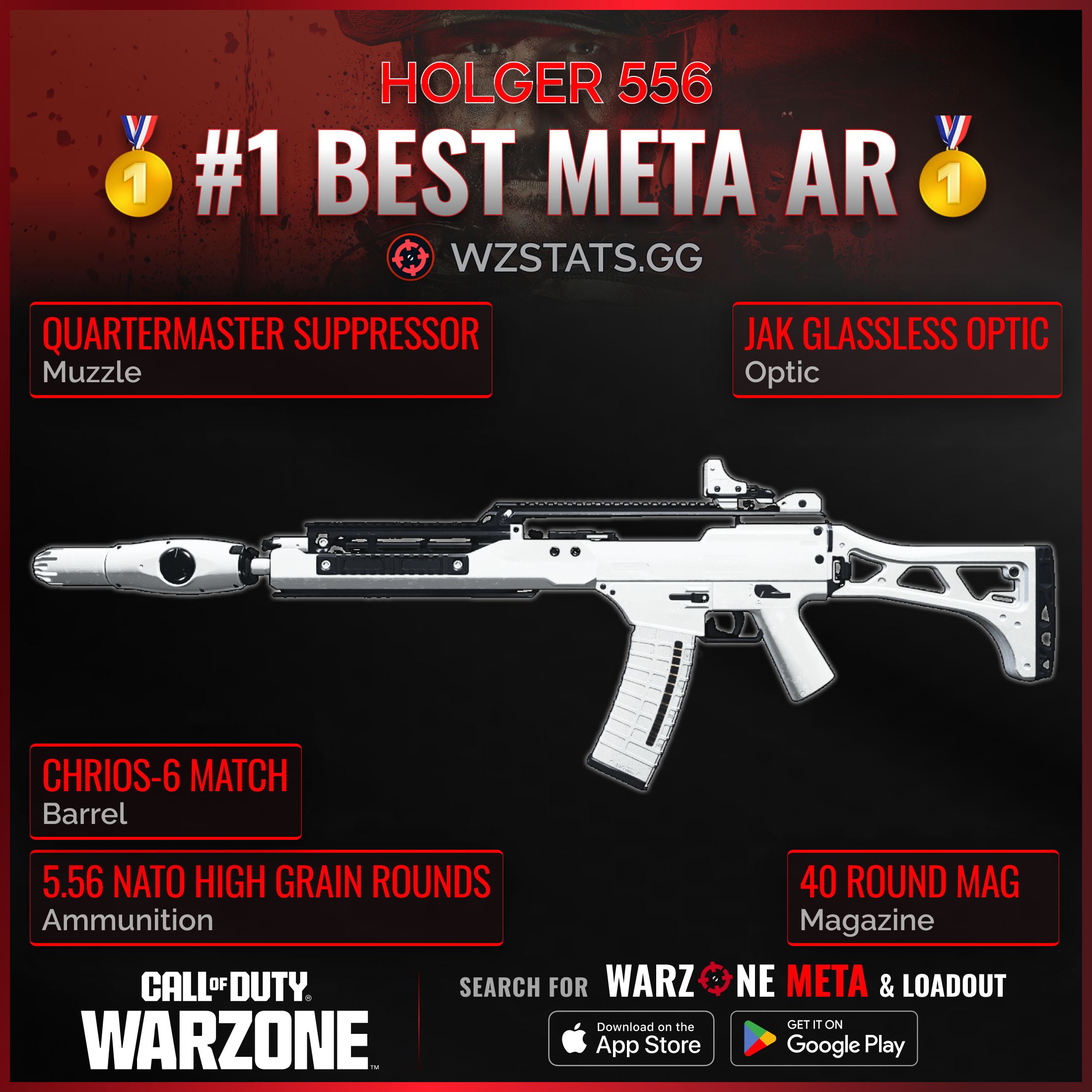 Warzone Meta on X: “‼🚨 NEW #1 BEST META AR 🚨‼ 🥇 The BUFFED 